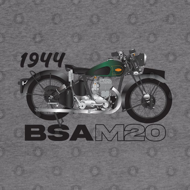 1944 BSA M20 by kindacoolbutnotreally